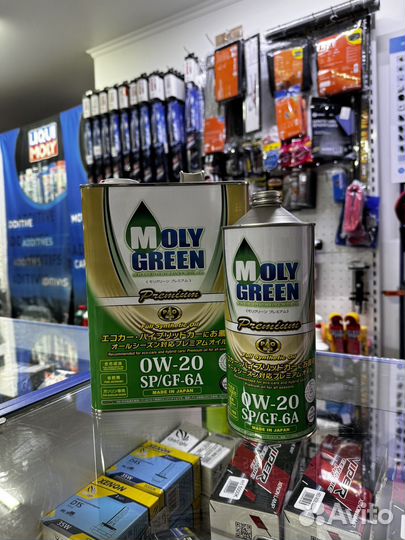 Моторное масло Moly Green premium 0W-20 SP/GF-6A