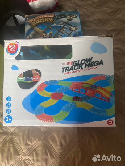 Glow track mega гибкая дорога для машинок