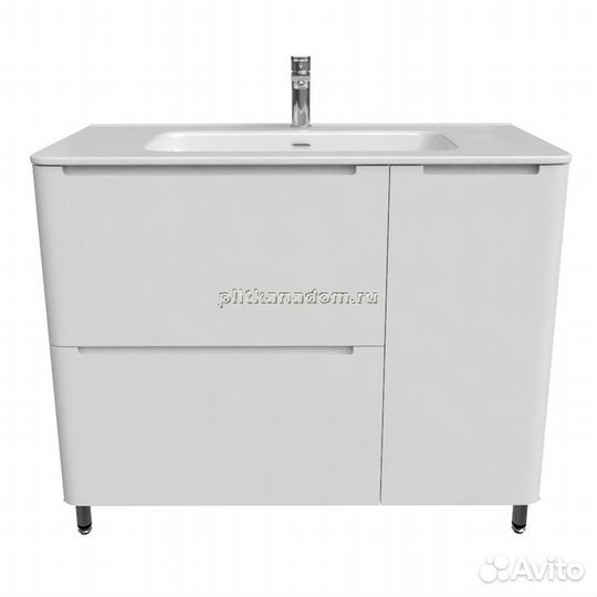 Тумба с раковиной Iddis Edifice белая, 100 см (EDI10WFi95K)