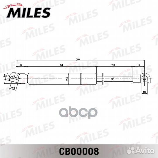 Амортизатор кр. багажника VW golf IV/bora/passat