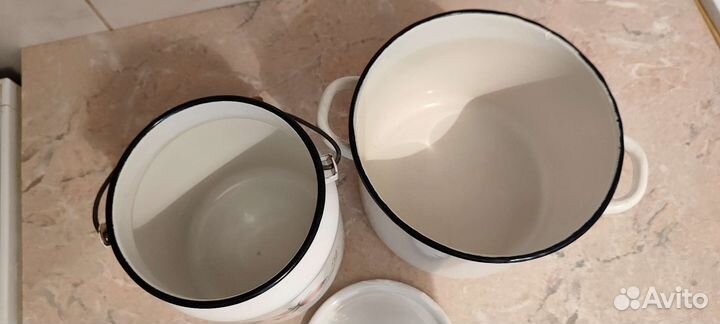 Бидон эмалированный СССР винтаж