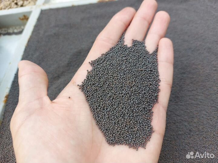 Грунт для аквариума (пропант) черно-серый