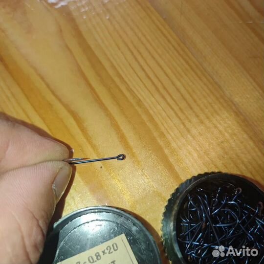 Крючки рыболовные II 7 - 0.8x20 (50 шт) СССР 1989