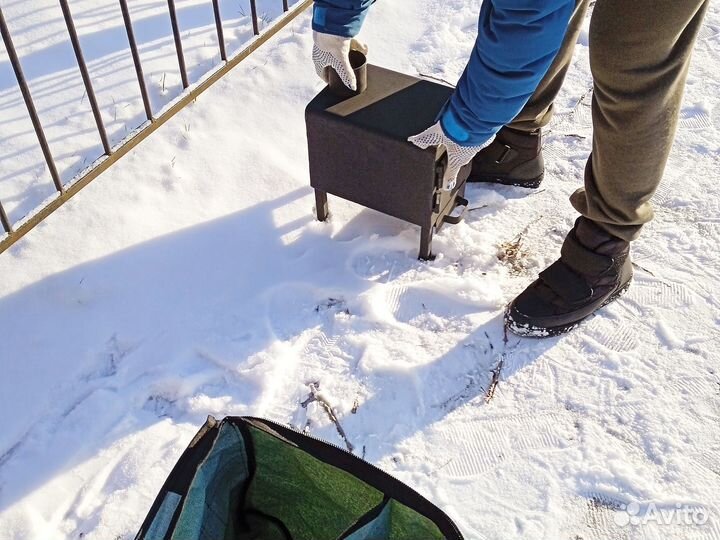 Печка в палатку для зимней рыбалки