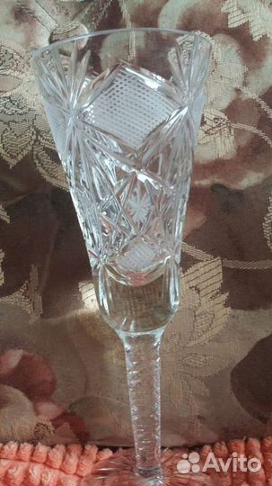 Хрустальные фужеры -ссср