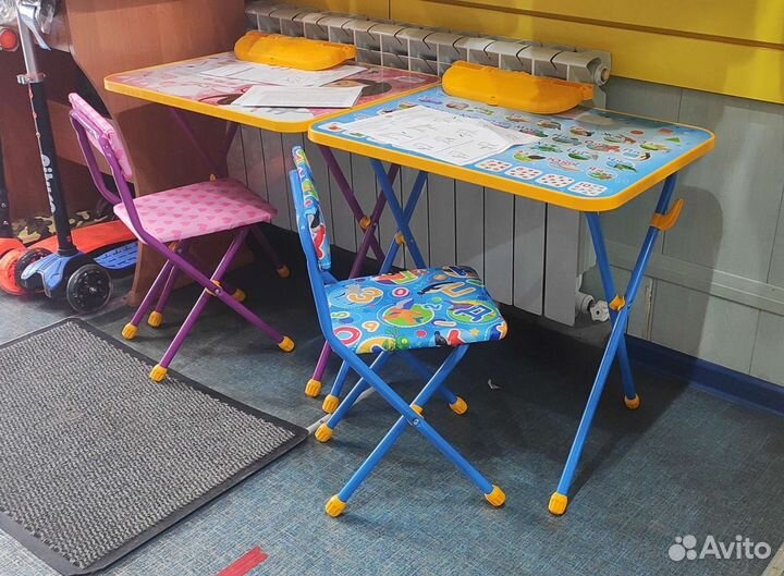 Детский стол и стул