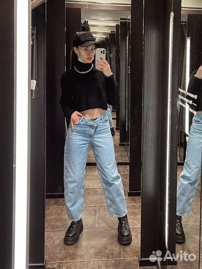 Джинсы zara 34