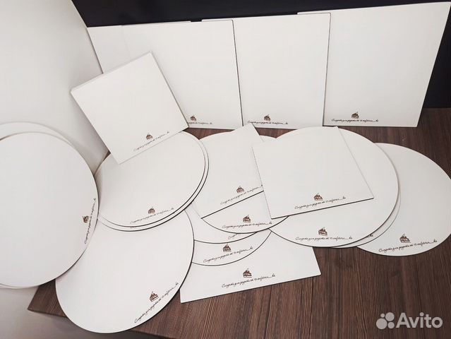 Подложки для тортов / под торт / белые подложки