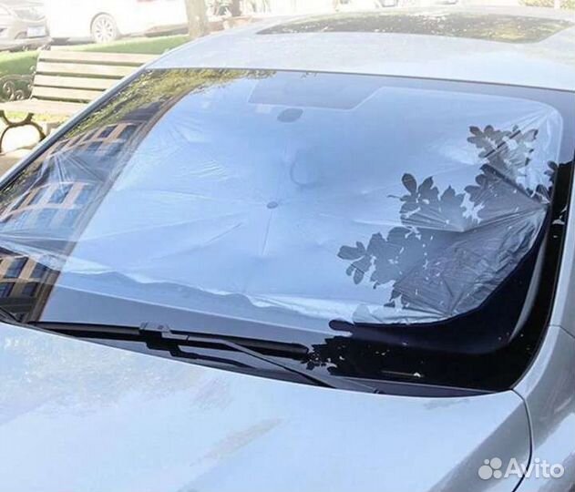 Солнцезащитная шторка зонт на лобовое стекло