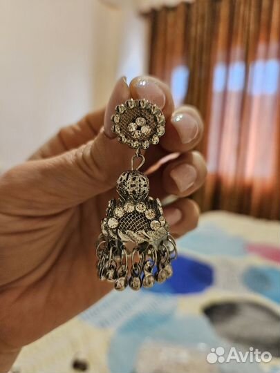 Серьги индийские джумки