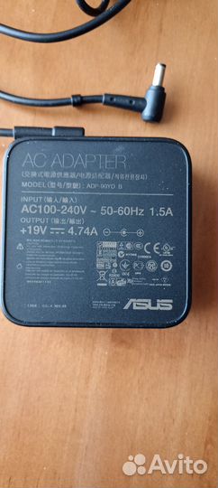 Блок питания нерабочий от ноутбука asus