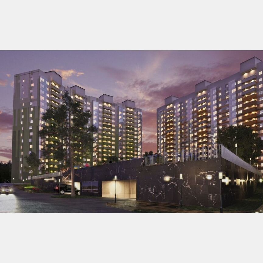 2-к. квартира, 76,4 м², 8/17 эт.