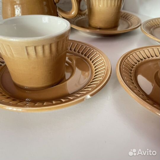 Новый кофейный набор винтаж СССР Конаково