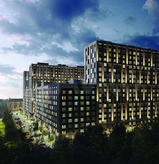 3-к. квартира, 90 м², 2/19 эт.