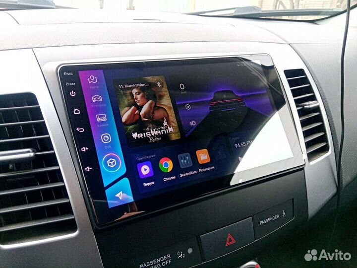 Автомагнитола Teyes на Mitsubishi Outlander XL