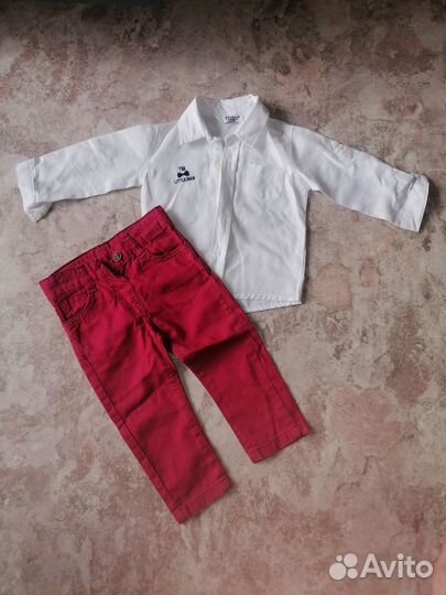 Детские вещи пакетом на мальчика 80 86