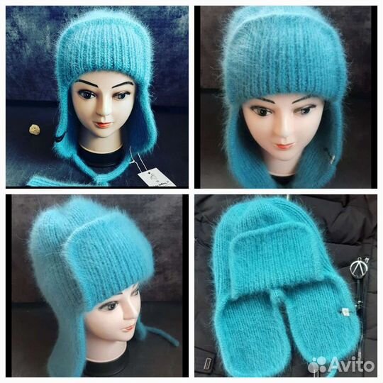 Шапка Ушанка, свяжу на заказ