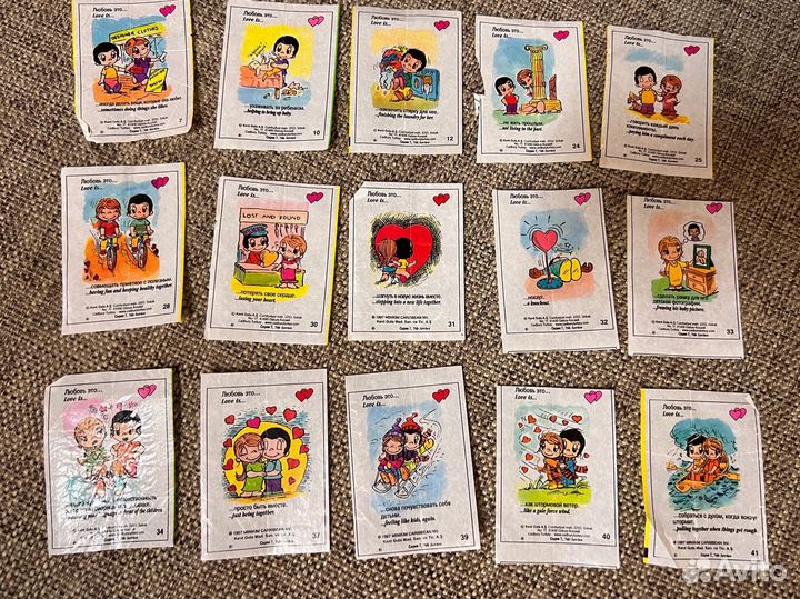 Вкладыши love is