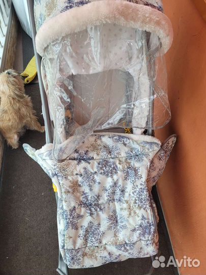 Санки с выдвижными колёсами Ника