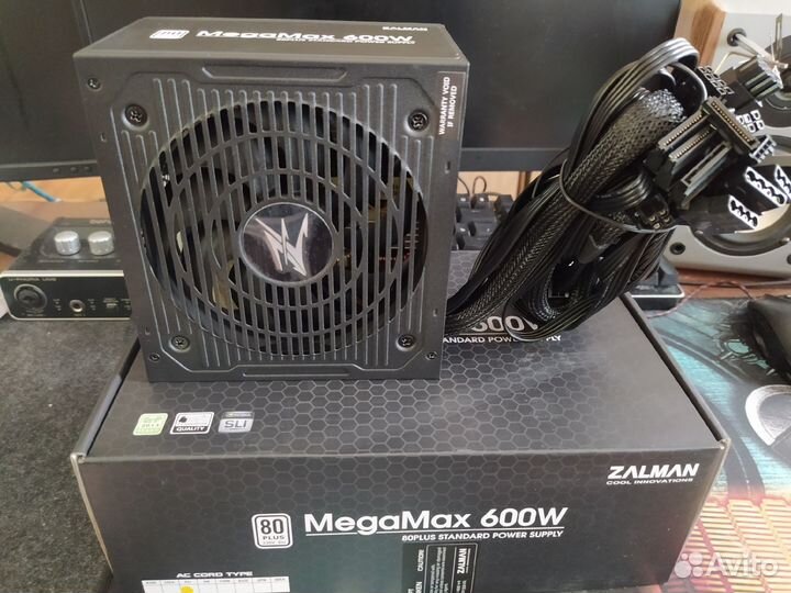 Блок питания zalman MegaMax (TXll) ZM600-txii