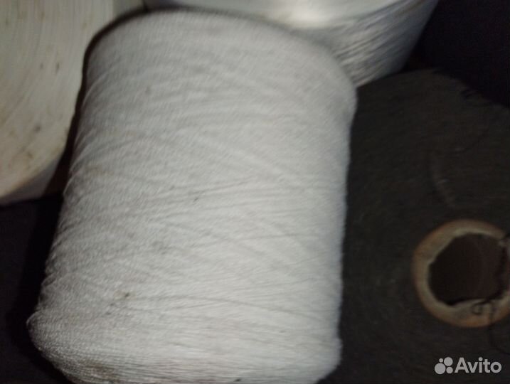 Пряжа нитки для вязания перчаток, полиэфир, хлопок