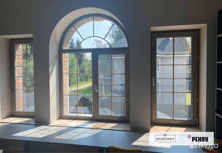 Арочные окна пвх