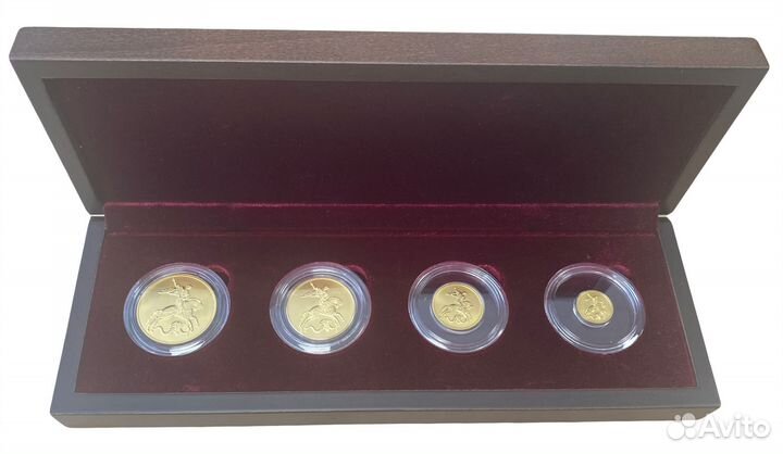 Набор «Георгий Победоносец» 57,54 гр. ч. золота