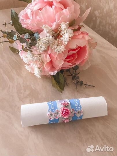 Пригласительные ручной работы на свадьбу