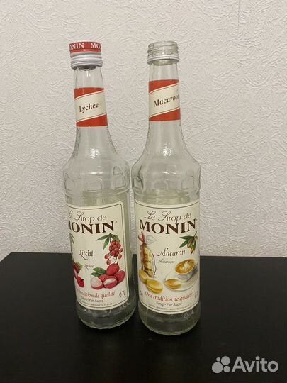 Бутылки из под сиропа Monin 2 шт
