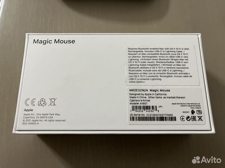 Мышь Apple magic mouse