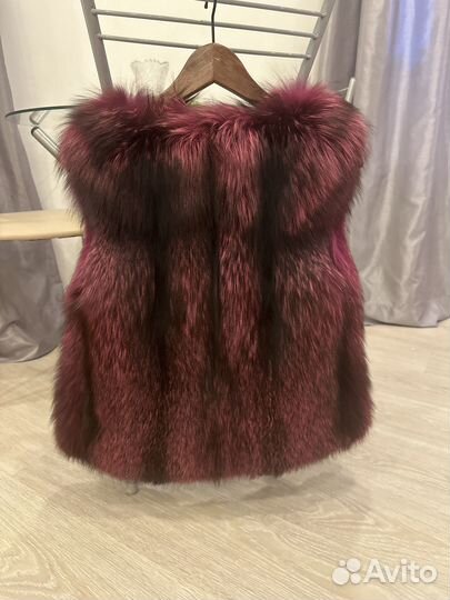 Жилетка меховая женская из натурального меха
