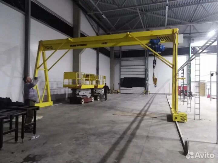 Ручной козловой кран