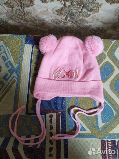 Шапки детские для девочки (новые) + подарки