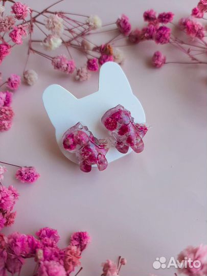 Серьги из эпоксидной смолы