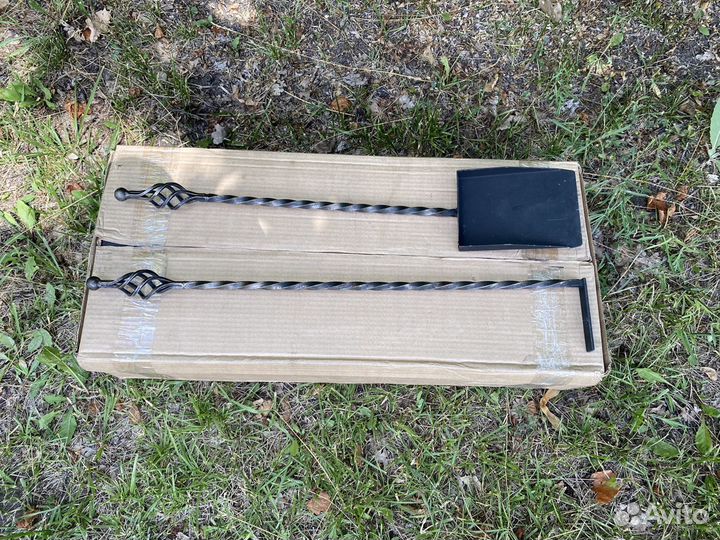 Набор кочерга + савок кованные