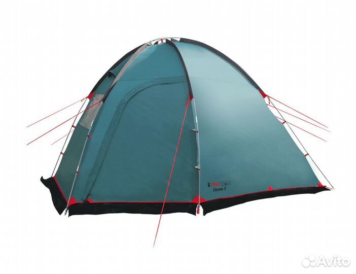 Палатка 4 местная высокая Btrace Dome 4 новая