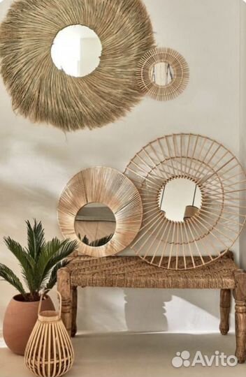 Зеркало в стиле Бали