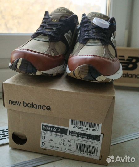 New Balance 991 9US Made in UK Оригинал Редкие