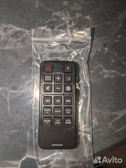 Пульт ду для саундбара LG AKB74815321