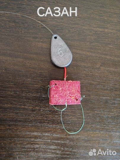 Монтажи на сазана, сома,белой рыбы ручной работы