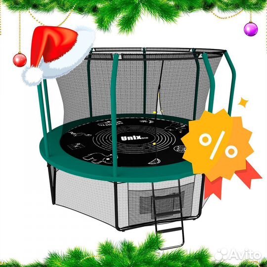 Батут с сеткой Новый арт. 382
