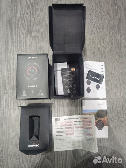 Suunto 9 baro black + нагрудный пульсометр