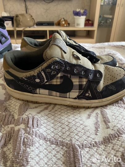 Кроссовки Nike dunk travis scott