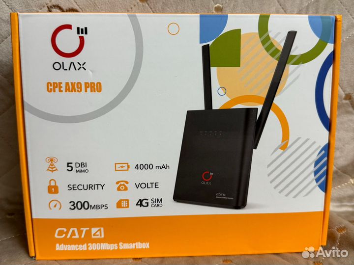 Wifi роутер 4g модем с сим картой