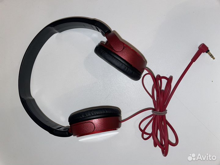 Наушники sony цвет красный