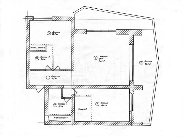 3-к. квартира, 152,3 м², 8/23 эт.