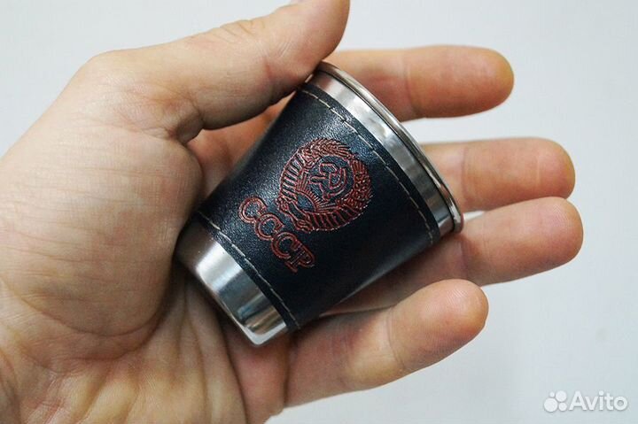 Набор рюмок с гербом в чехле 75мл