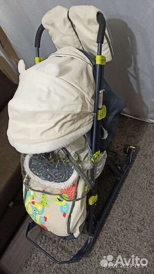 Коляска санки