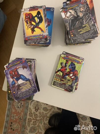 Карточки человек паук 1,2 и 3 серии