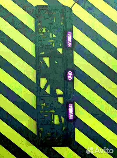 Рамка номерного знака led подсветка